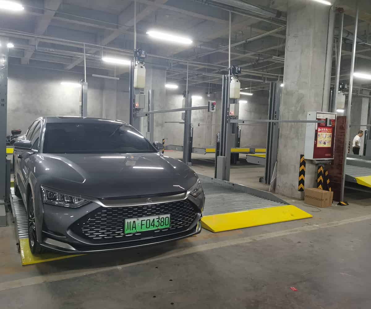 開陽雙層簡易升降機械式停車設備改造