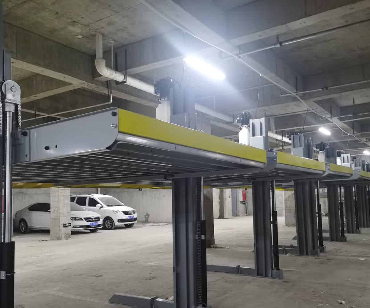 陜西雙層升降橫移式立體車位拆除