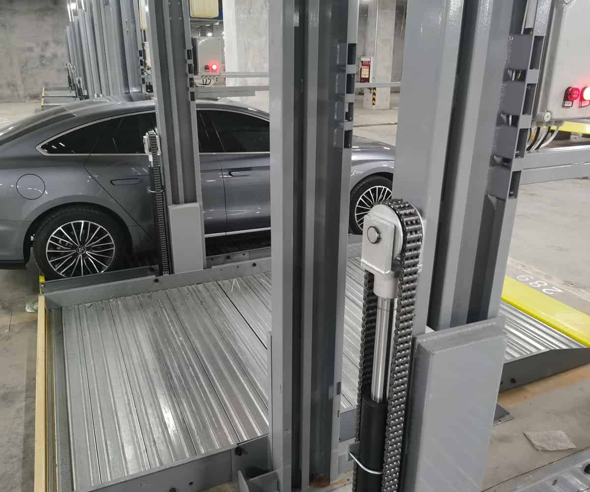 廣西2層簡易升降類機械式停車位改造