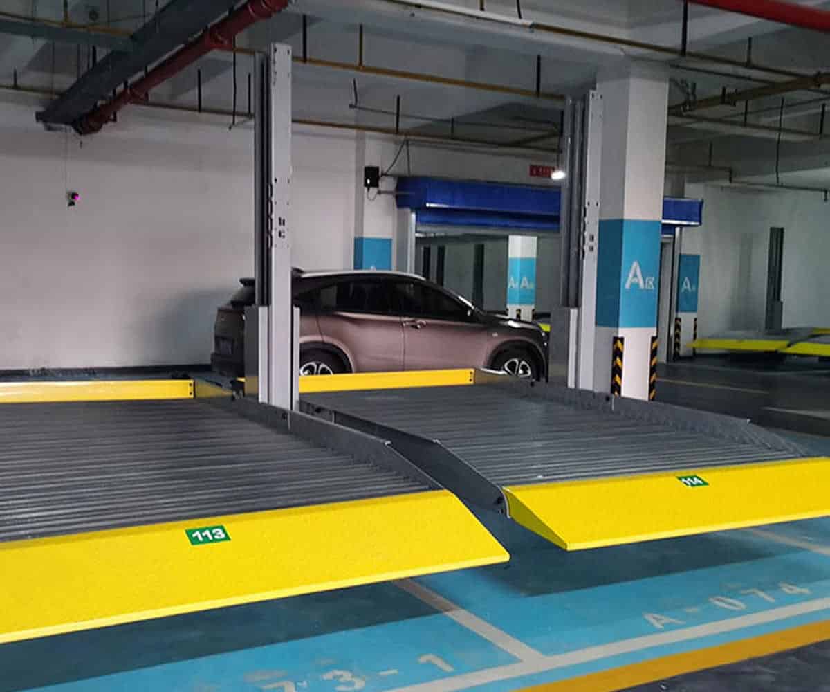 畢節(jié)兩柱簡易類機械停車設備改造
