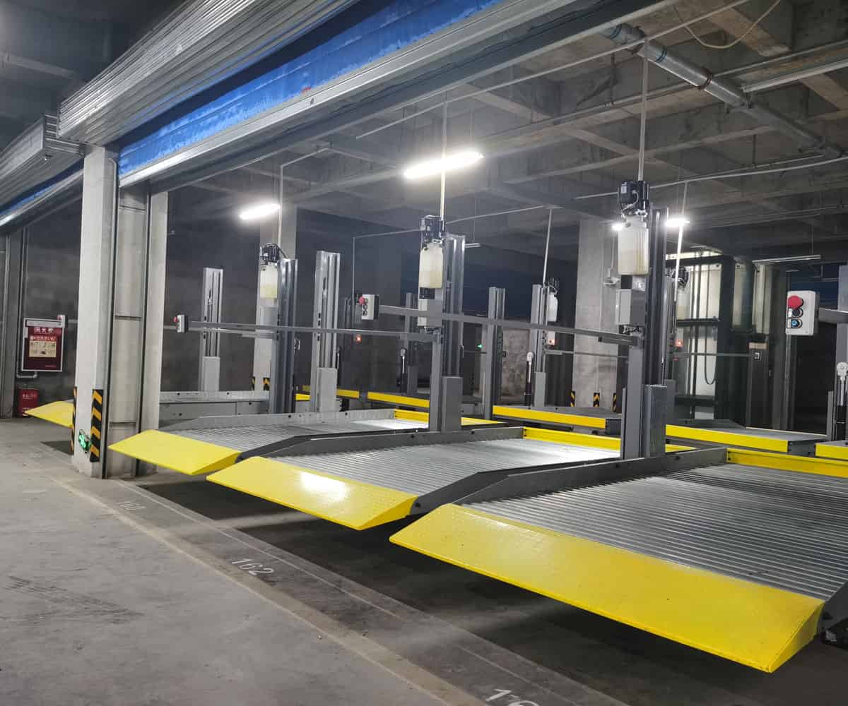 鹽亭PSH上下升降立體停車設(shè)備過驗收