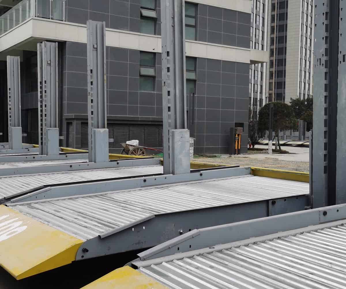 二層升降橫移機(jī)械式停車庫改造
