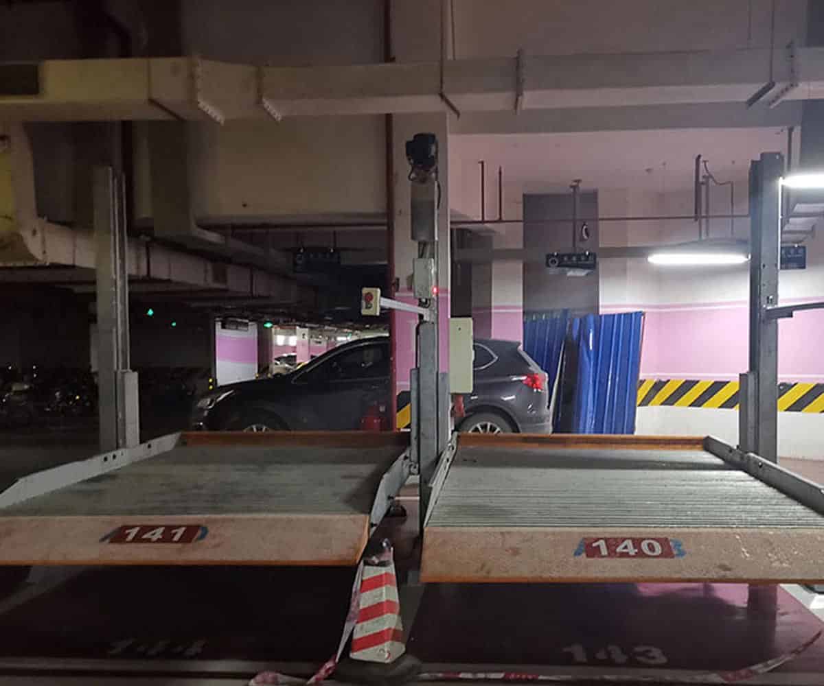 合江家用簡易升降立體停車庫過驗(yàn)收