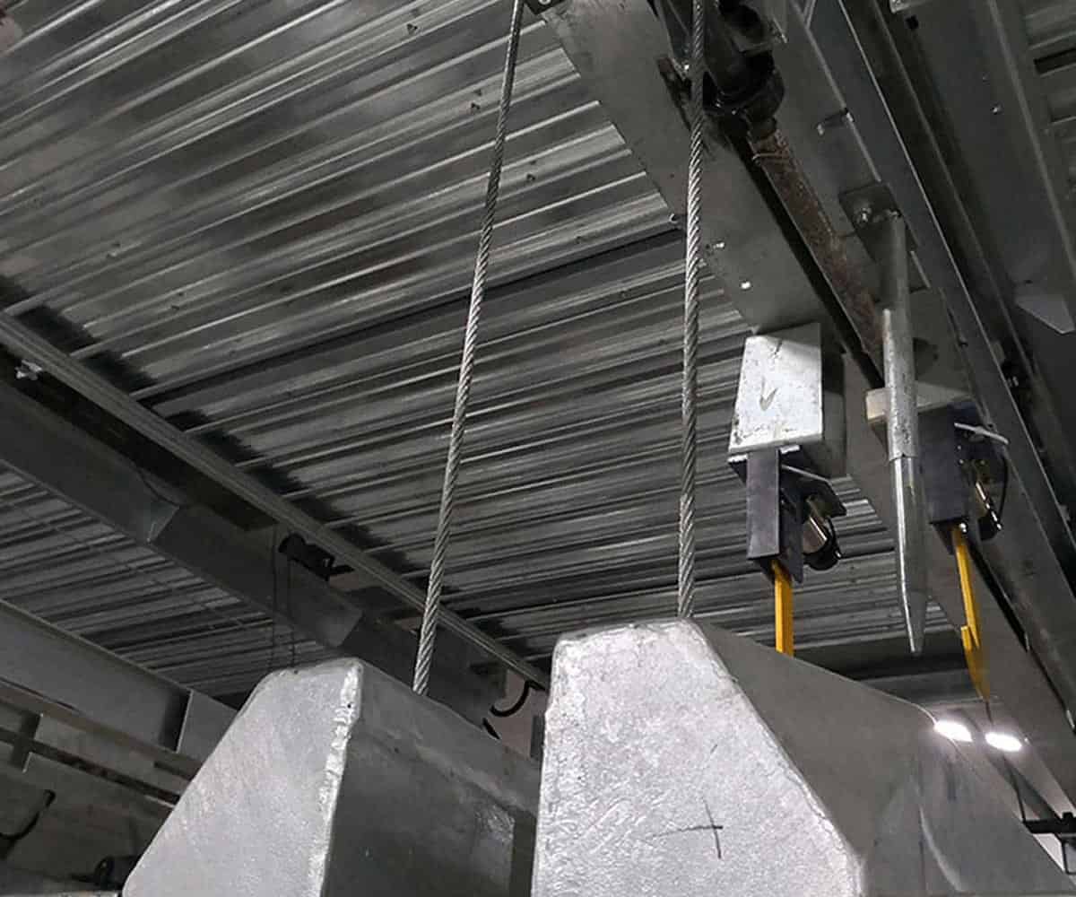 威遠雙層簡易式機械停車設備過驗收
