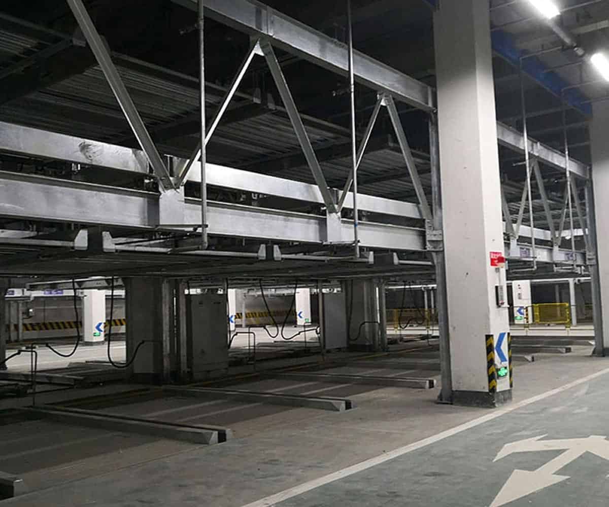 旌陽二層升降橫移立體停車短租