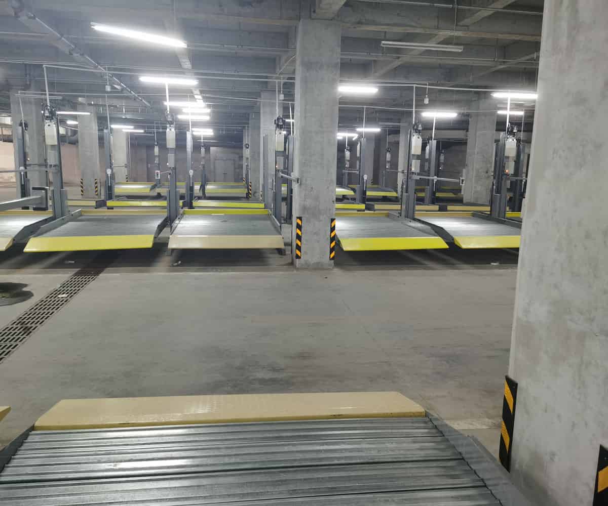 郫都簡易升降式機械車位過驗收
