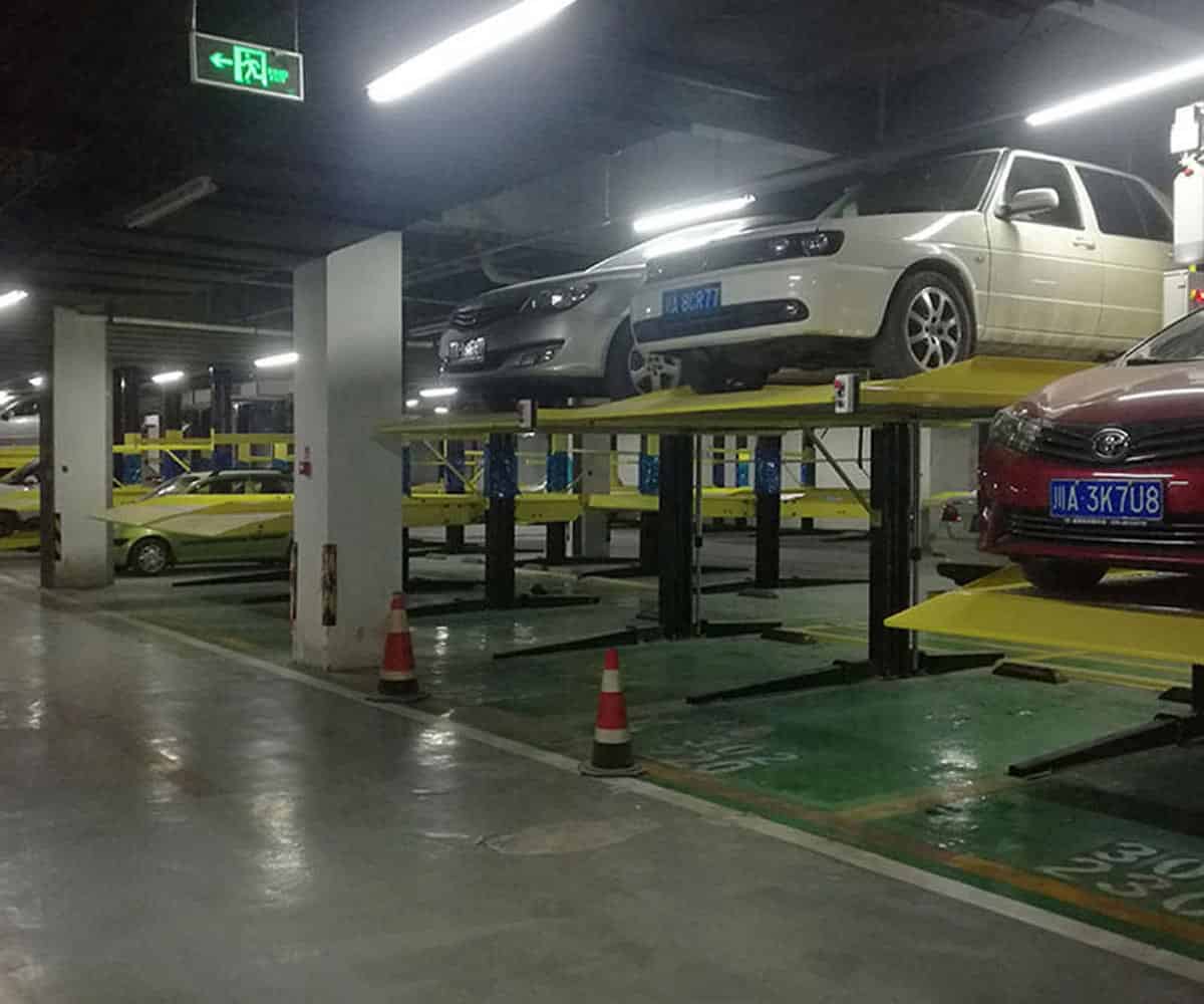合江兩層升降橫移停車位拆除