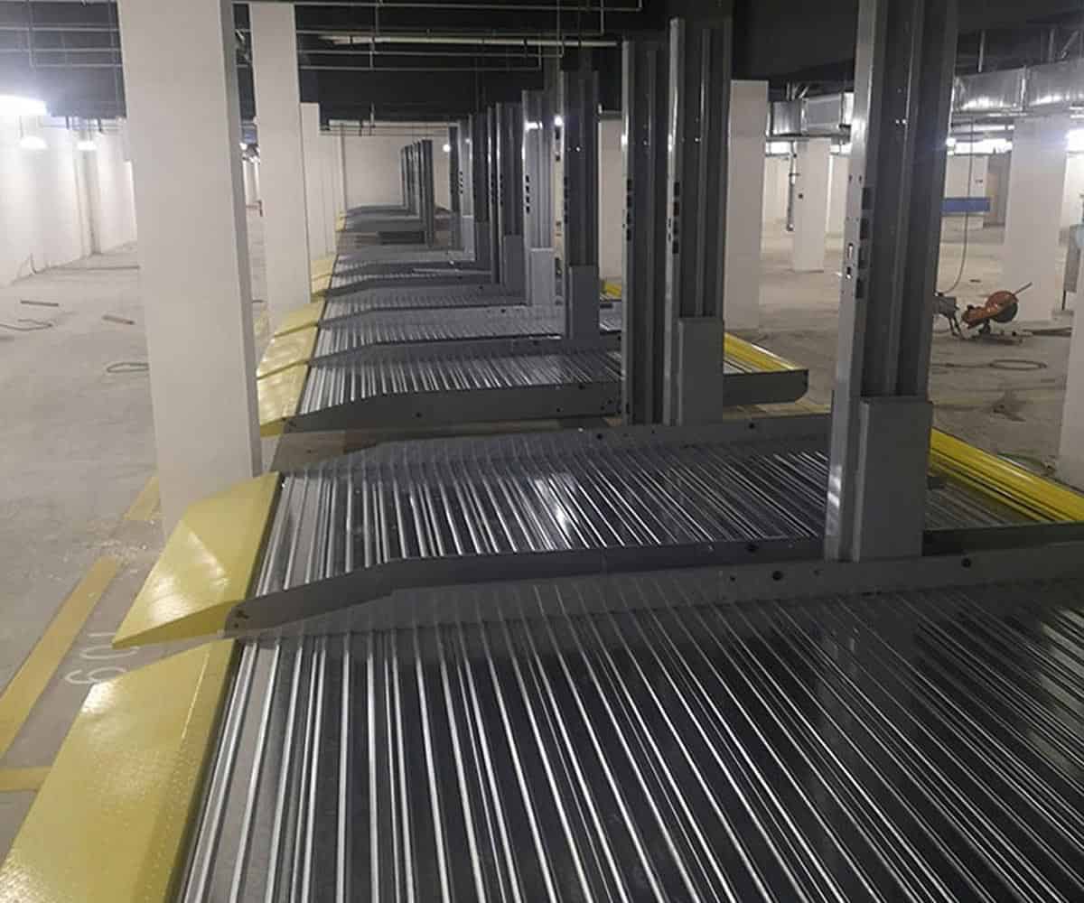 南江雙柱簡易式機械停車場過規劃