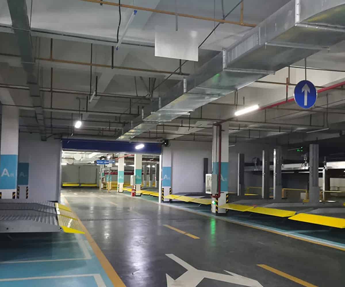 鄉城兩層簡易類機械停車設備拆除