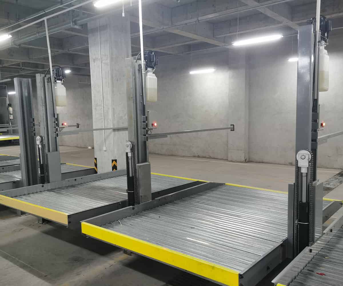 蘆山PSH升降橫移式機械停車場過驗收