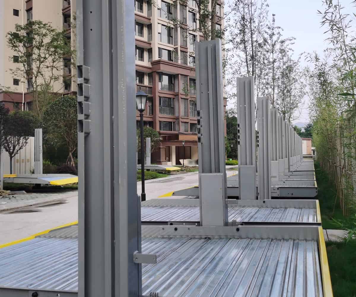 鄉城簡易升降式立體停車設備二手