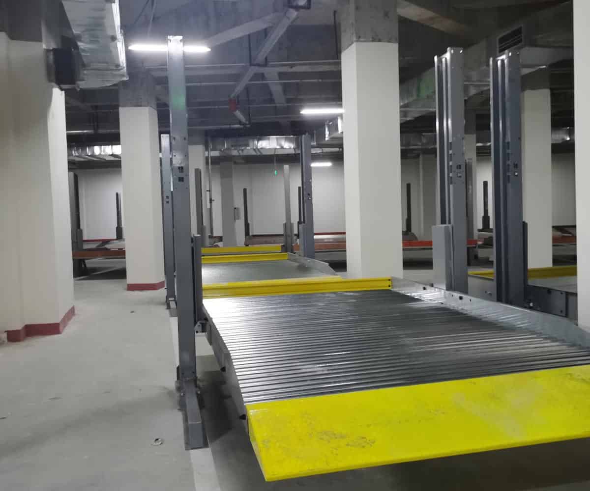 雙柱簡易升降機(jī)械停車庫二手.jpg