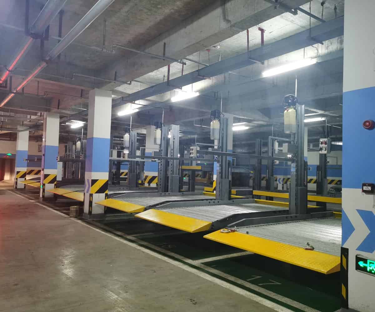 鄰水地下室地下室簡易升降類停車立體車庫
