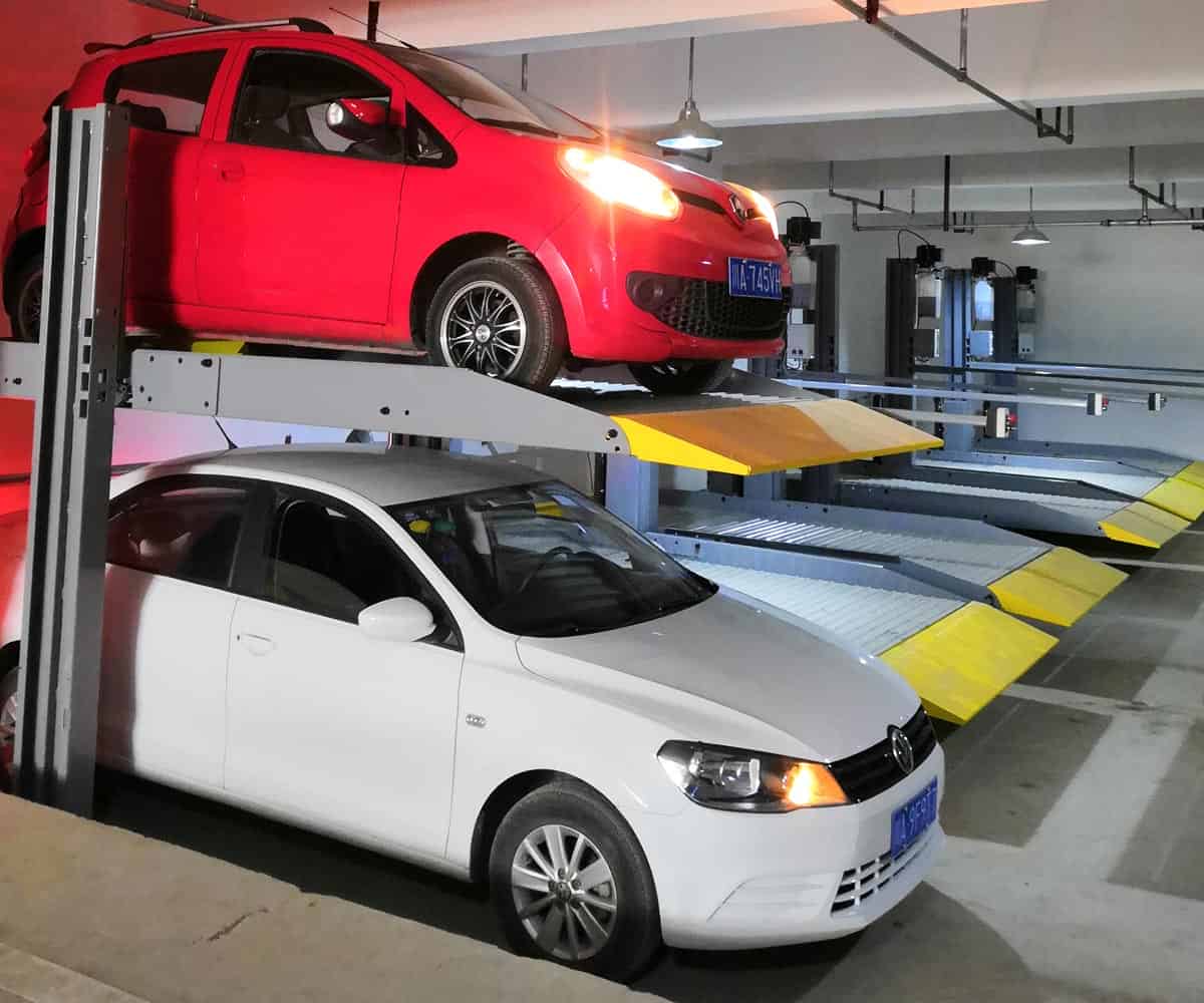 郫都地下室兩層升降式立體車庫停車設備