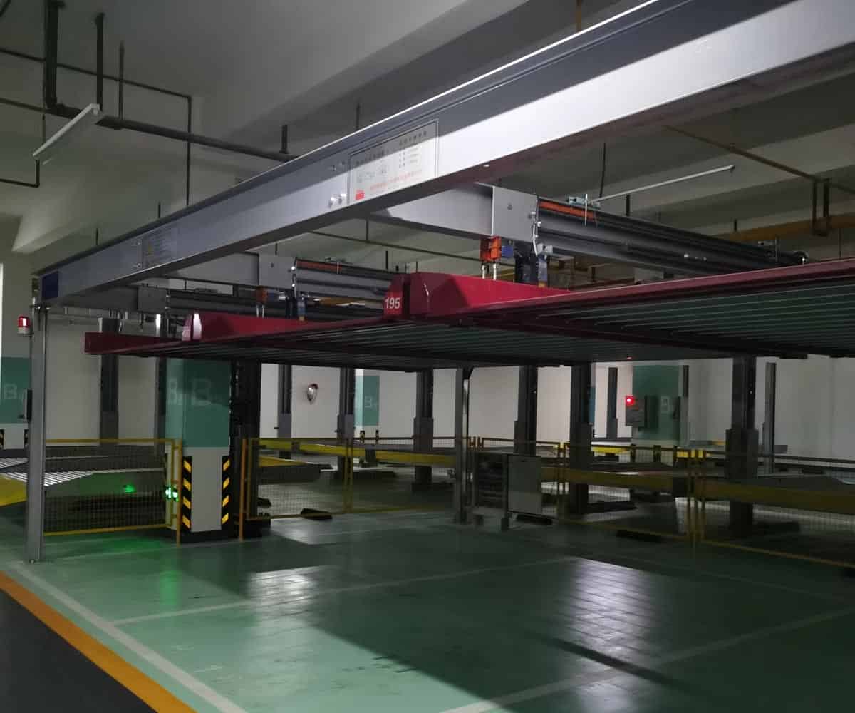 蘆山PJS四柱簡易升降機械式立體車庫設備