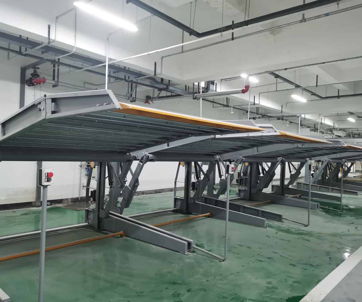 平塘地下室四柱簡易式機(jī)械停車場