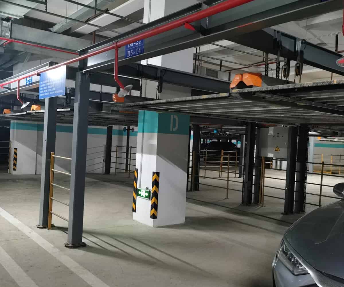 小區兩柱簡易升降類立體停車設備