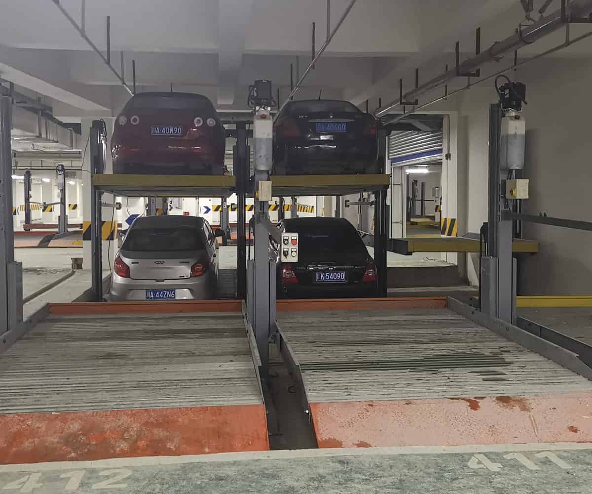 小區2柱機械式立體停車設備