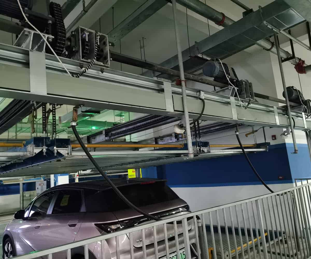 鄉城PSH5五層升降橫移機械式立體車庫設備