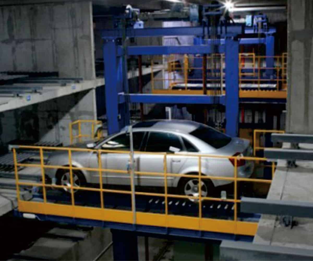 溫江全自動巷道堆垛式機械立體停車設備