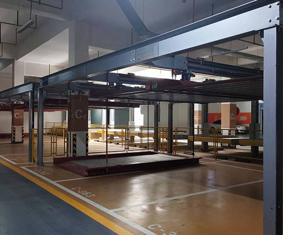 雙層簡易式機械停車設備安裝.jpg